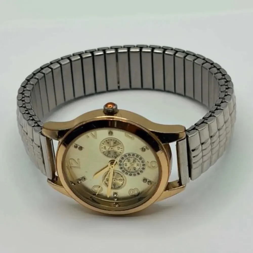 Gold & Silver Retro Watch